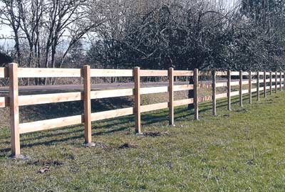3 rail fence